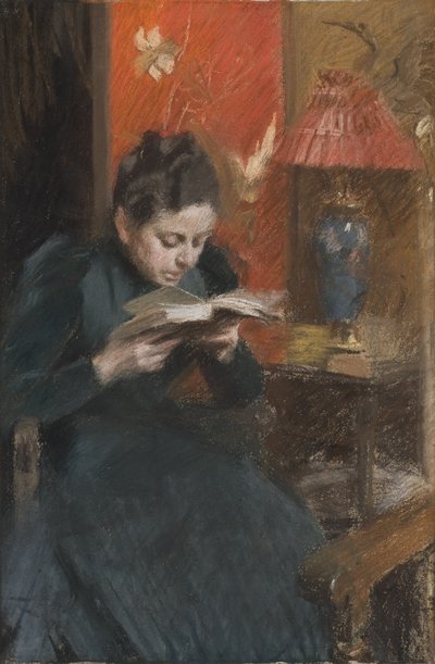 アーティストの妻、1889 作： Anders Leonard Zorn