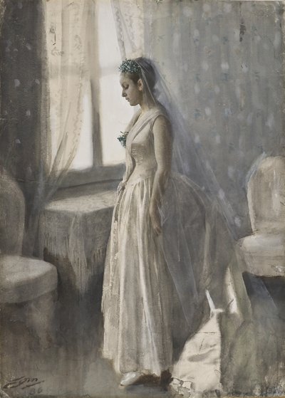 花嫁、1886 作： Anders Leonard Zorn
