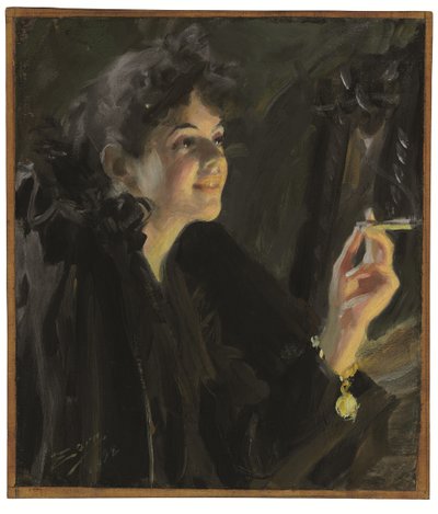 シガレット・ガール 作： Anders Leonard Zorn
