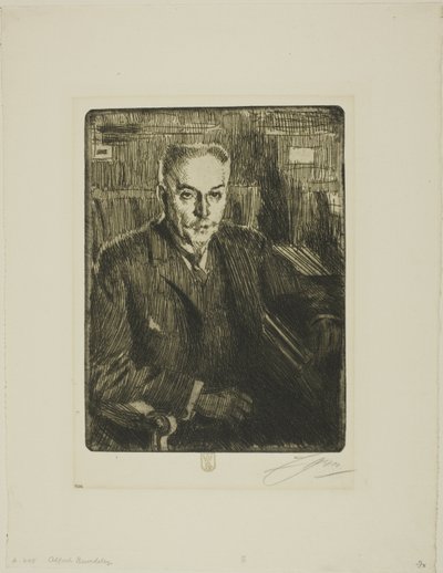アルフレッド・バーデリー 作： Anders Leonard Zorn