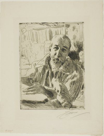 アナトール・フランス 作： Anders Leonard Zorn