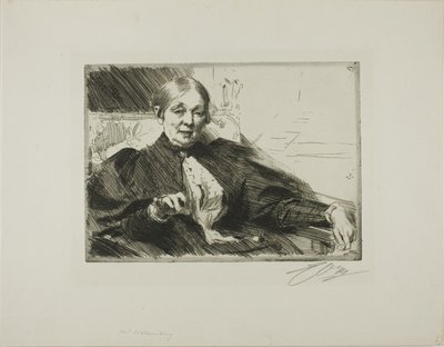 アンナ・ワレンバーグ 作： Anders Leonard Zorn