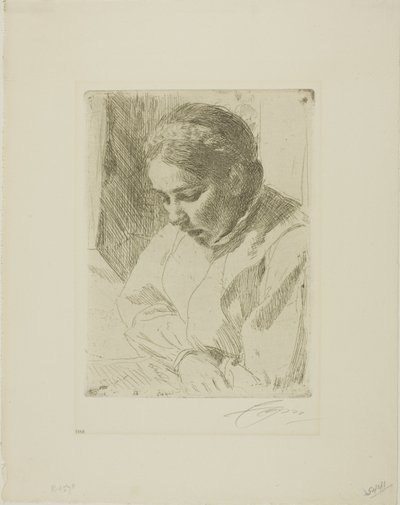 祈りの時 作： Anders Leonard Zorn