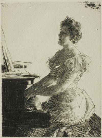 ピアノで 作： Anders Leonard Zorn