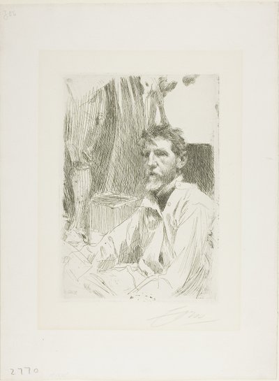 アウグスト・サン・ゴーデン1世 作： Anders Leonard Zorn