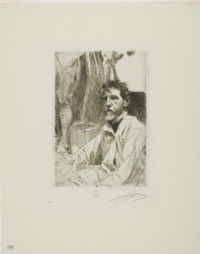 アウグスト・サン・ゴーデン1世 作： Anders Leonard Zorn