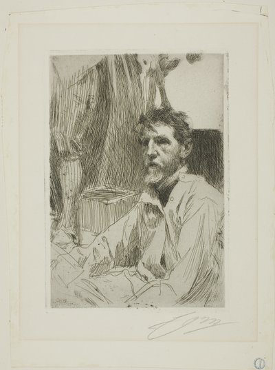 アウグスト・サン・ゴーデン1世 作： Anders Leonard Zorn