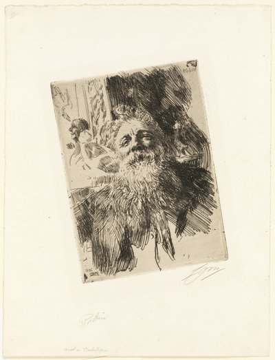 オーギュスト・ロダン 作： Anders Leonard Zorn