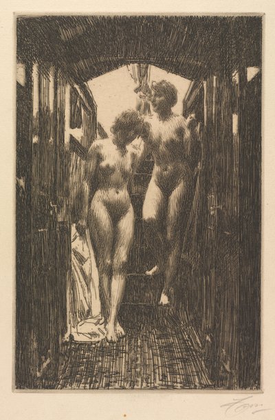 キャビン 作： Anders Leonard Zorn