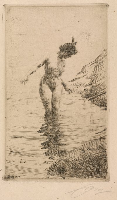 サークルズ オブ ウォーター II 作： Anders Leonard Zorn