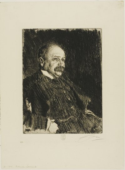 ラモント三世大佐（バスト） 作： Anders Leonard Zorn