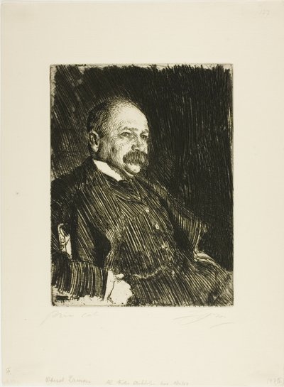 ラモント三世大佐（バスト） 作： Anders Leonard Zorn