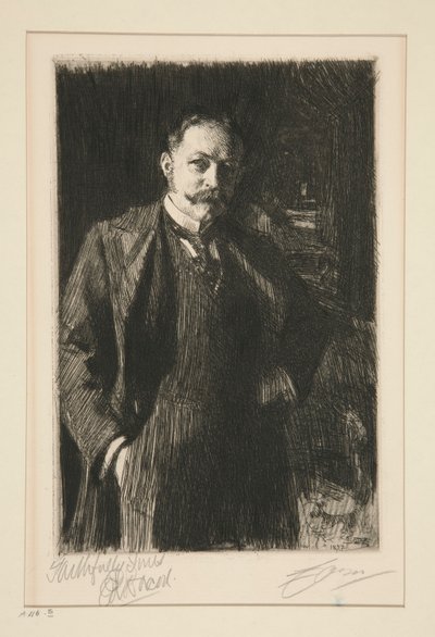 E.R.ベーコン 作： Anders Leonard Zorn