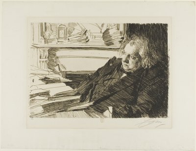 アーネスト・レナン 作： Anders Leonard Zorn