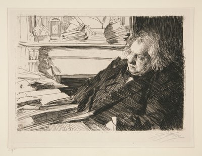 アーネスト・レナン 作： Anders Leonard Zorn