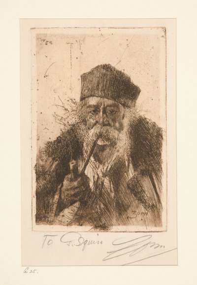 Siebenburger の死刑執行人 (ハンガリーのジプシー) 作： Anders Leonard Zorn