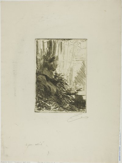 ゲルダ・グロンベルク2世 作： Anders Leonard Zorn