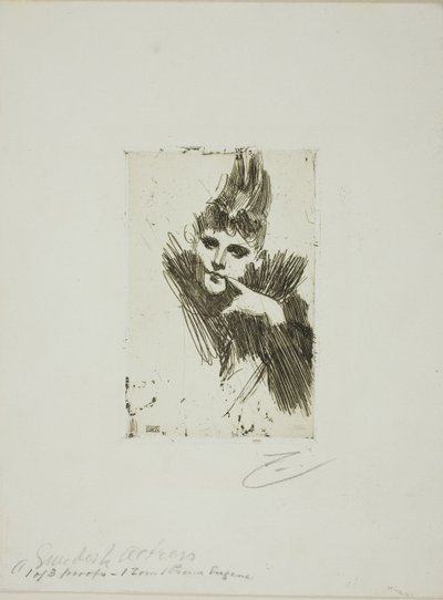 ゲルダ・グロンベルク1世 作： Anders Leonard Zorn