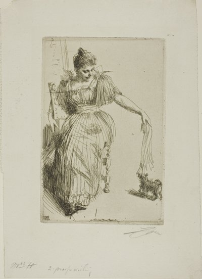 ゲリダ・ハジバーグ 作： Anders Leonard Zorn