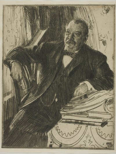 グローバー クリーブランド II 作： Anders Leonard Zorn