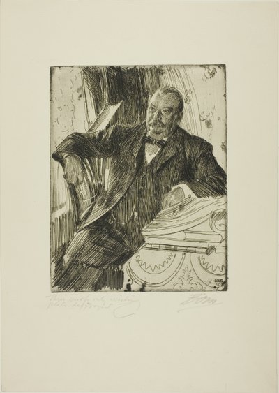 グローバー クリーブランド II 作： Anders Leonard Zorn