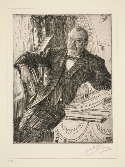 グローバー クリーブランド II 作： Anders Leonard Zorn