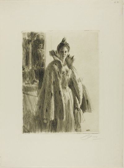 H. R. H. インゲボルグ オブ スウェーデン II 作： Anders Leonard Zorn