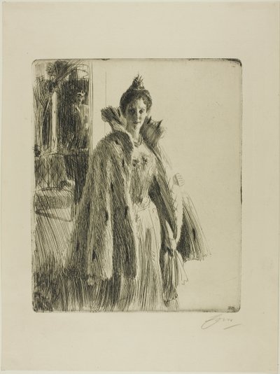 H. R. H. インゲボルグ オブ スウェーデン II 作： Anders Leonard Zorn