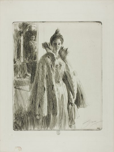 H. R. H. インゲボルグ オブ スウェーデン II 作： Anders Leonard Zorn