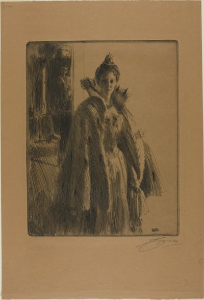 H. R. H. インゲボルグ オブ スウェーデン II 作： Anders Leonard Zorn