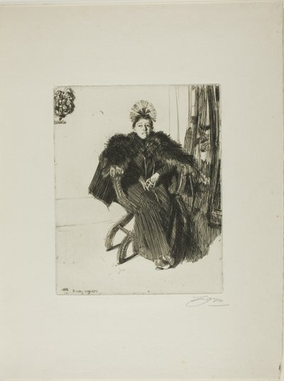 イザベラ・ガードナー 作： Anders Leonard Zorn