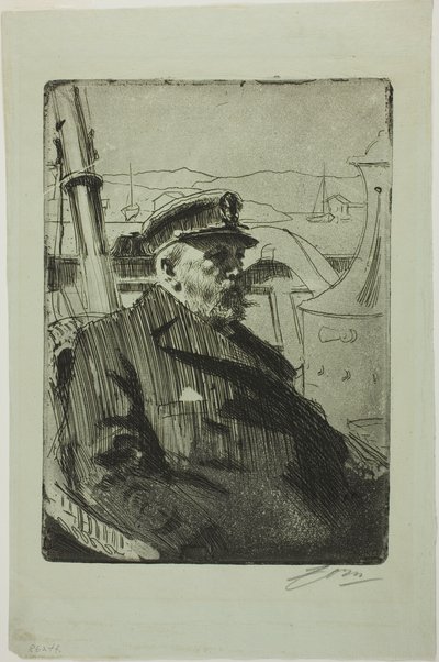 キング オスカー II (セカンド プレート) 作： Anders Leonard Zorn