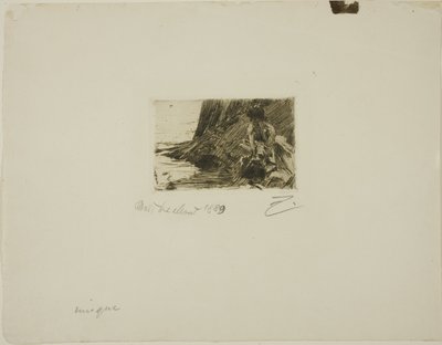 "La Petite Baigneuse" - 小さな水浴者 作： Anders Leonard Zorn