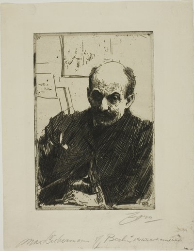 マックス・リーバーマン 作： Anders Leonard Zorn
