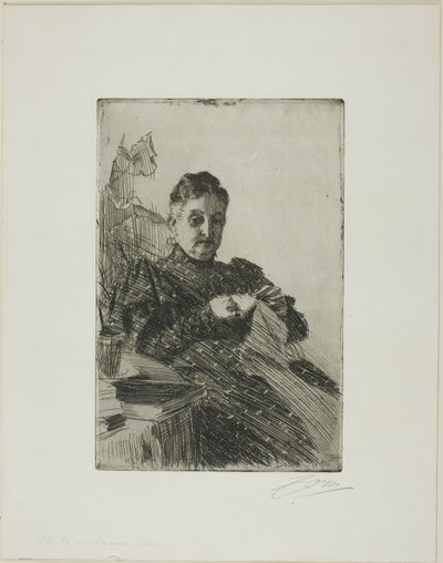 ラム二世夫人 作： Anders Leonard Zorn