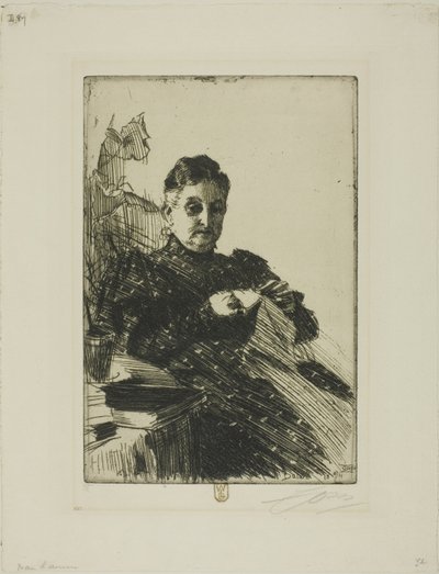 ラム二世夫人 作： Anders Leonard Zorn
