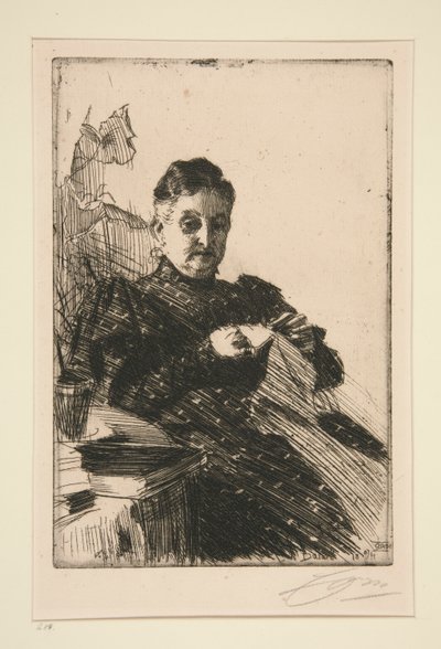 ラム二世夫人 作： Anders Leonard Zorn