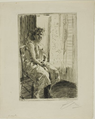 朝 作： Anders Leonard Zorn