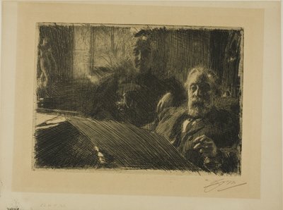 フュルステンベルク夫妻 作： Anders Leonard Zorn