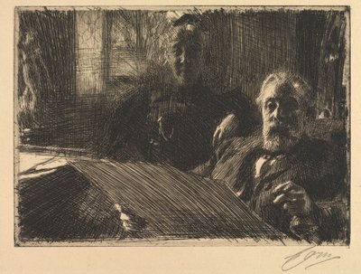 フュルステンベルク夫妻 作： Anders Leonard Zorn