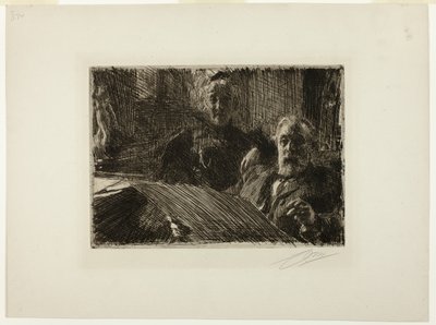 フュルステンベルク夫妻 作： Anders Leonard Zorn