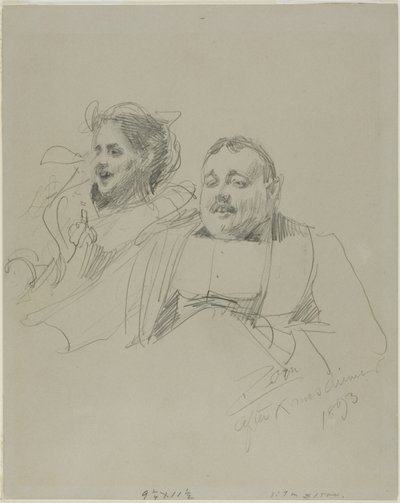 レイモンド・ジョンソン夫妻 作： Anders Leonard Zorn
