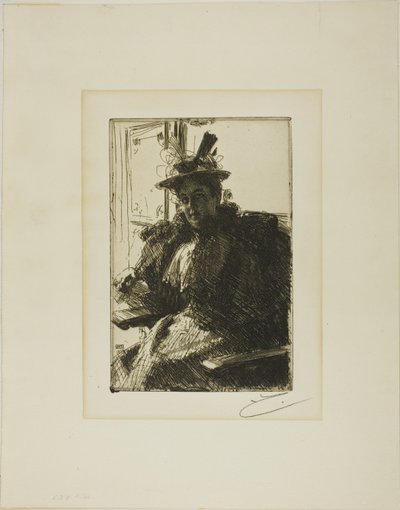 ミセス・アーマー 作： Anders Leonard Zorn