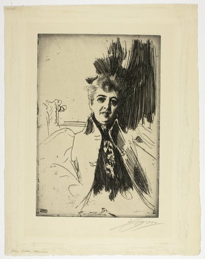 ミセス・ポッター・パーマー 作： Anders Leonard Zorn