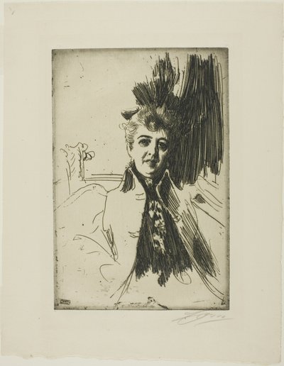 ミセス・ポッター・パーマー 作： Anders Leonard Zorn