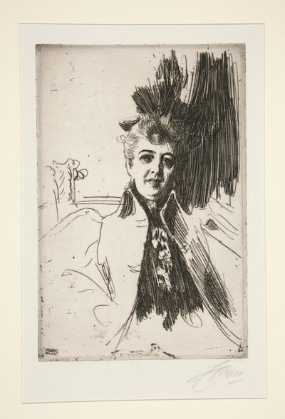 ミセス・ポッター・パーマー 作： Anders Leonard Zorn