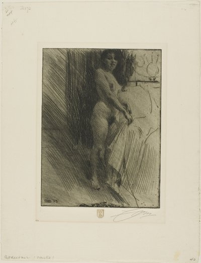 ナネット 作： Anders Leonard Zorn