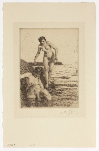 ヘムソ島で 作： Anders Zorn
