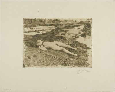 オン・ザ・サンズ 作： Anders Leonard Zorn