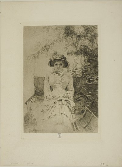 テムズ川沿い 作： Anders Leonard Zorn
